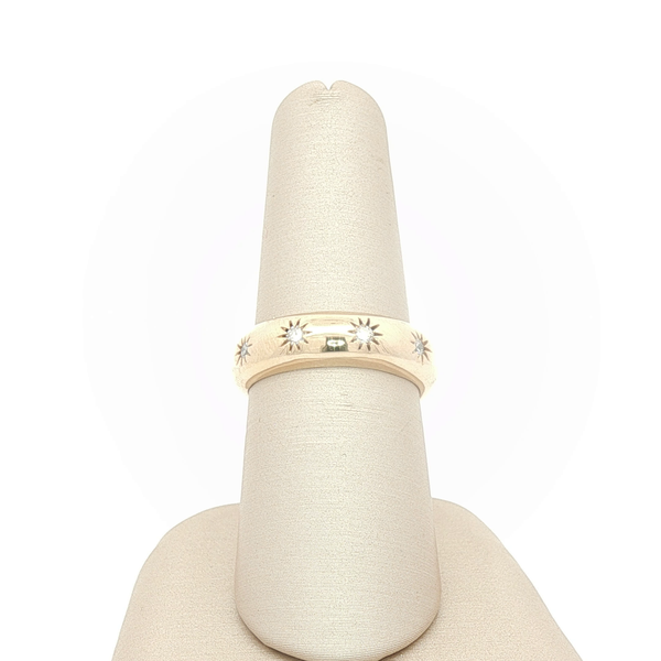 14k Yellow Gold 1/5cttw Diamond Stars Ring Conti Jewelers Endwell, NY