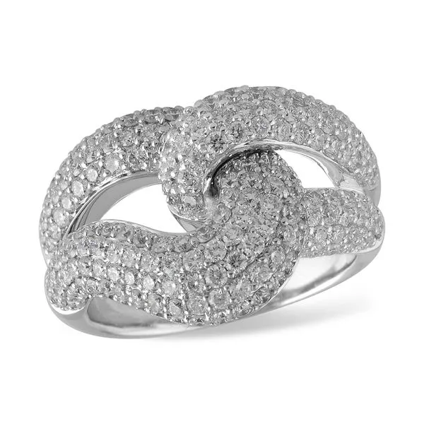 2.12ct tw. Twisted Diamond Fashion Ring in 14k Gold Image 2 Conti Jewelers Endwell, NY