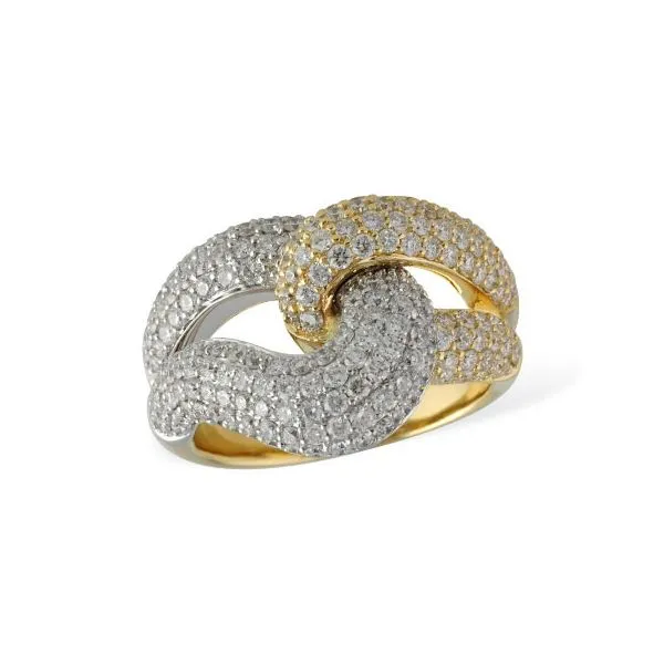 2.12ct tw. Twisted Diamond Fashion Ring in 14k Gold Conti Jewelers Endwell, NY