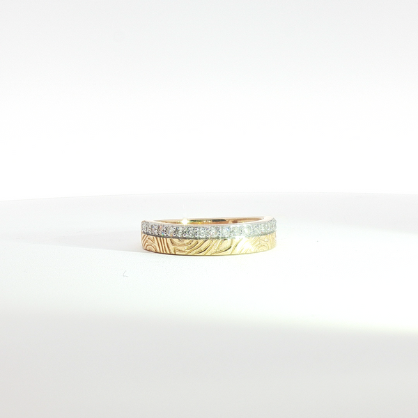 14k Yellow Gold 0.25cttw Diamond Layered Ring Sz 6.5 Conti Jewelers Endwell, NY