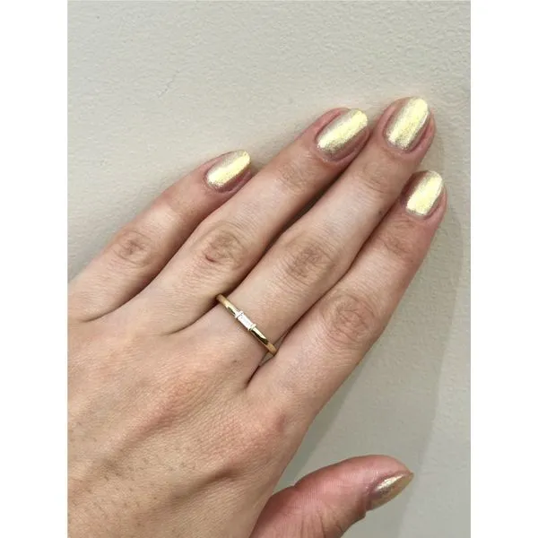 14K Yellow Gold Diamond Stackable Ring Image 2 Conti Jewelers Endwell, NY