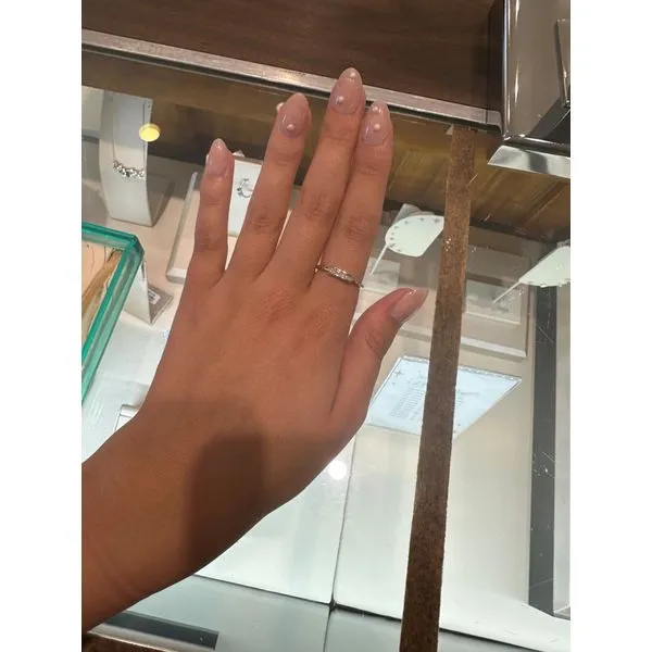 .11cttw Diamond Bar Stacking Ring in 14k Yellow Gold Image 2 Conti Jewelers Endwell, NY