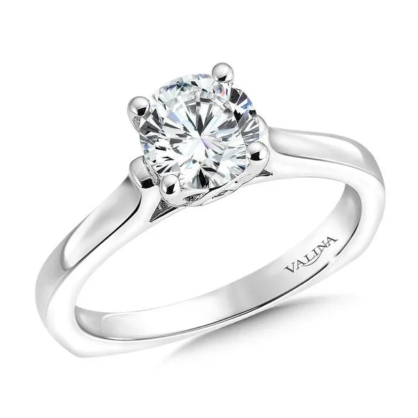 .04ct tw. Diamond Solitaire Semi-Mounting in 14k White Gold Conti Jewelers Endwell, NY