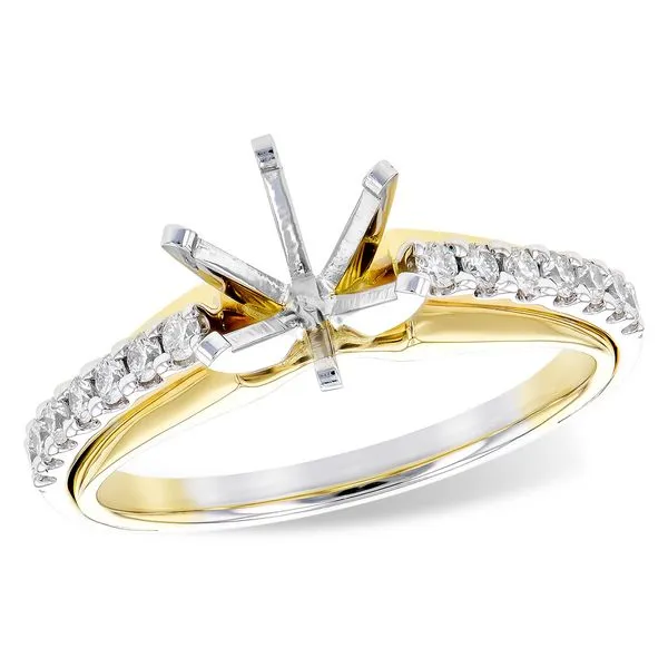 1/4cttw Diamond Solitaire Semi Mounting in 14k Gold Conti Jewelers Endwell, NY