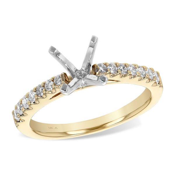 1/3 ct. tw. Diamond Semi Mount Engagement Ring in 14k Yellow Gold Conti Jewelers Endwell, NY