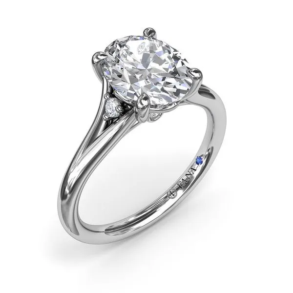 Split Shank Engagement Ring Image 2 Conti Jewelers Endwell, NY