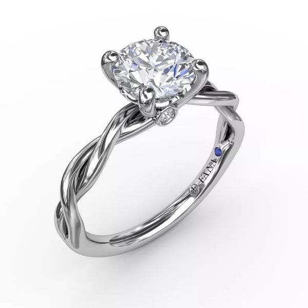 Elegantly Twisted Engagement Ring Conti Jewelers Endwell, NY