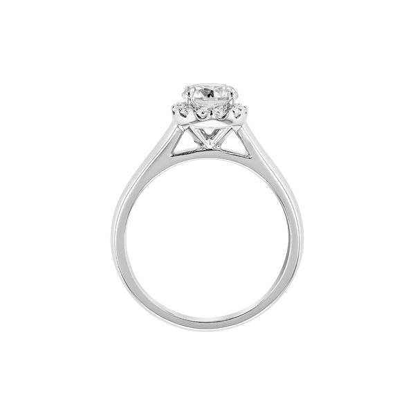 Classic Halo Engagement Ring Image 2 Conti Jewelers Endwell, NY