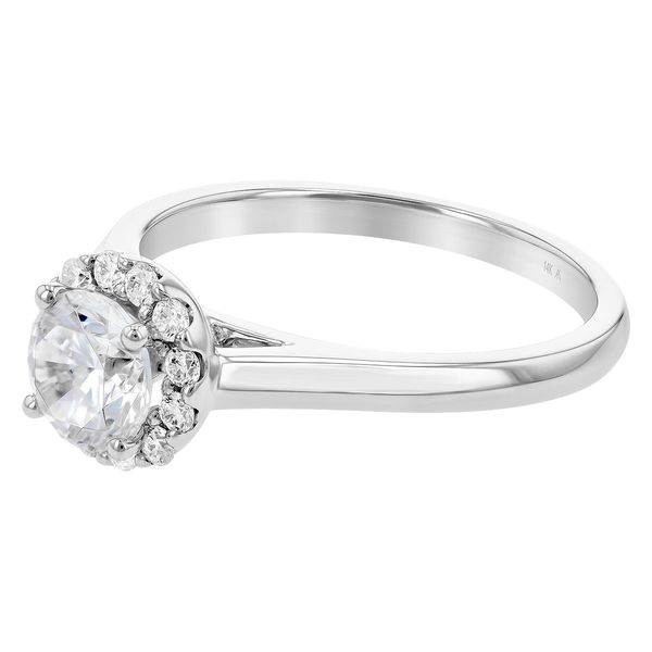 Classic Halo Engagement Ring Image 3 Conti Jewelers Endwell, NY