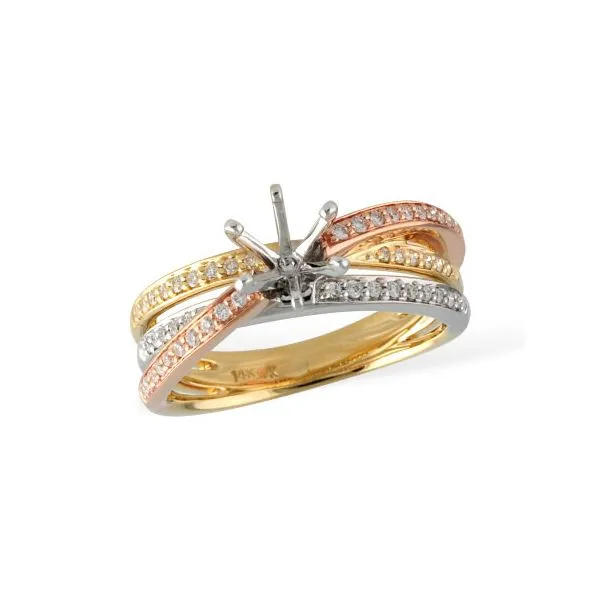 Tri gold hotsell engagement rings