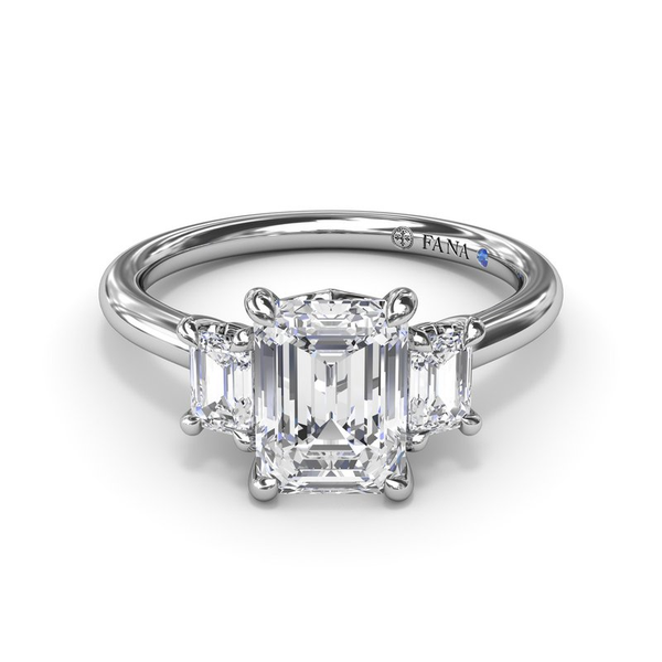 Three Stone Beauty Diamond Engagement Ring Image 2 Conti Jewelers Endwell, NY