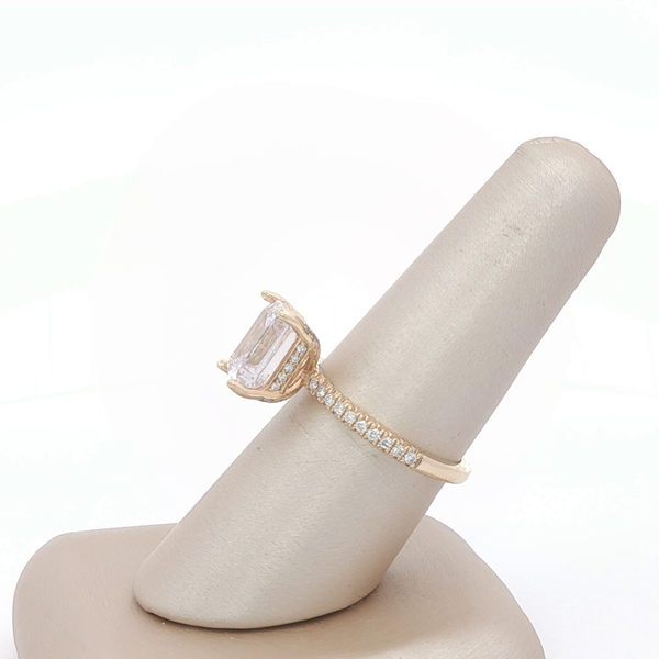 14k YG 1/4cttw Diamond Semi-mount sz 6.5 Image 3 Conti Jewelers Endwell, NY