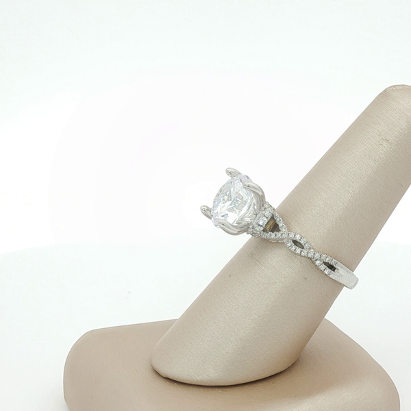 14k White & Yellow 1/3cttw Dia Semi Mount Sz 6.5 Image 3 Conti Jewelers Endwell, NY