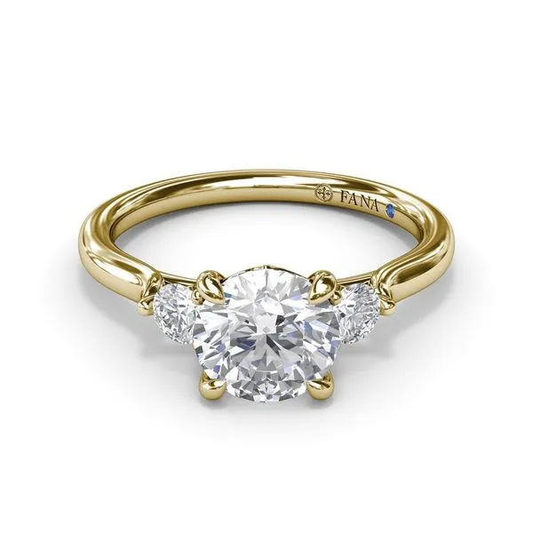 Brilliant Cut Three Stone Engagement Ring Conti Jewelers Endwell, NY