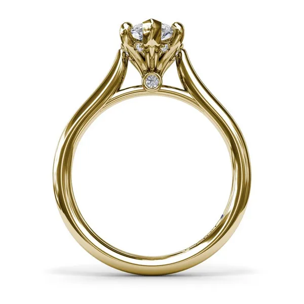 0.7 cttw. Diamond Solitaire Engagement Ring in 14k Yellow Gold Image 2 Conti Jewelers Endwell, NY