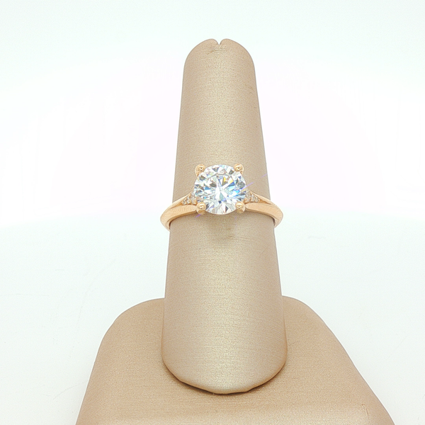14k Yellow Gold Engagement Ring 0.23cttw Dia Semi Mount Sz 6.5 Image 2 Conti Jewelers Endwell, NY