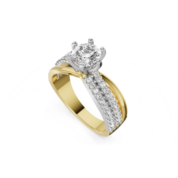 14k TT 0.34cttw Dia Engagement Ring Conti Jewelers Endwell, NY