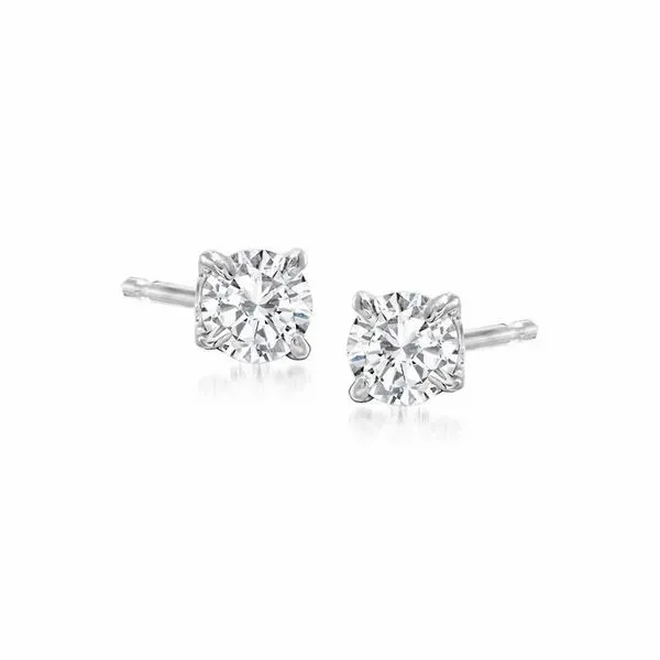 .33 ct. t.w. Diamond Stud Earrings in 14k White Gold Conti Jewelers Endwell, NY