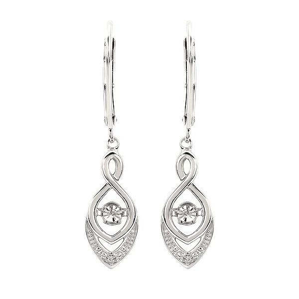 Shimmering Diamonds® Earrings With .02 Ctw. Diamonds In Sterling Silver Image 2 Conti Jewelers Endwell, NY