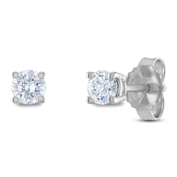 1/4 cttw Round Diamond Stud Earrings in 14k White Gold Conti Jewelers Endwell, NY