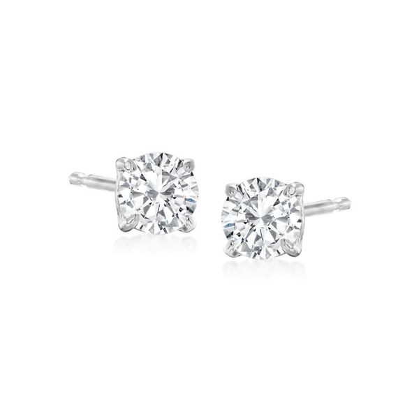 .20cttw Diamond Stud Earrings in 14k White Gold Conti Jewelers Endwell, NY