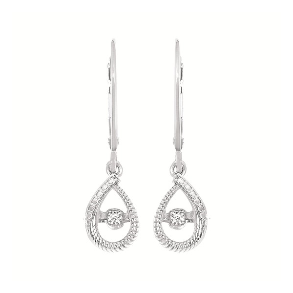 SS 0.02cttw Dia Shimmering Diamond Earrings Conti Jewelers Endwell, NY