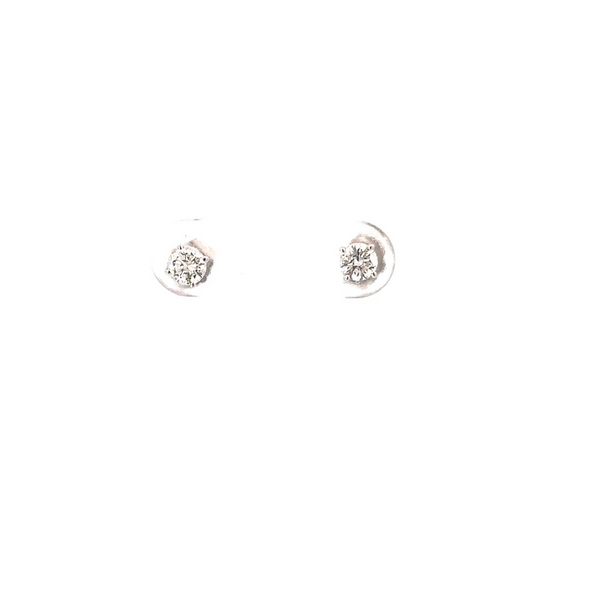 14k White Gold .50ct Diamond Studs Conti Jewelers Endwell, NY