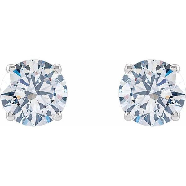 1.25 ct. t.w. Lab-Grown Diamond Stud Earrings in 14kt White Gold Image 2 Conti Jewelers Endwell, NY