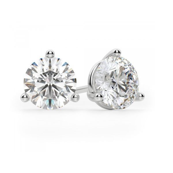 Lab-Grown Diamond Stud Earrings in 14k White Gold (1.5 ct. tw.) Conti Jewelers Endwell, NY