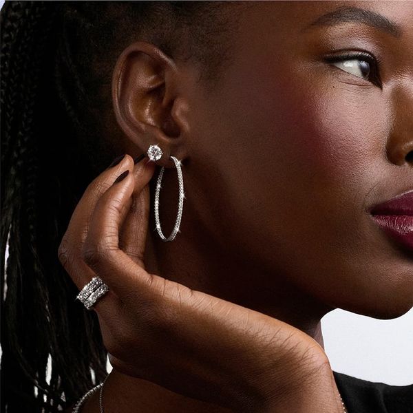 1 1/2 Ct. Tw Lab-Grown Diamond Stud Earrings in 14k White Gold Image 2 Conti Jewelers Endwell, NY