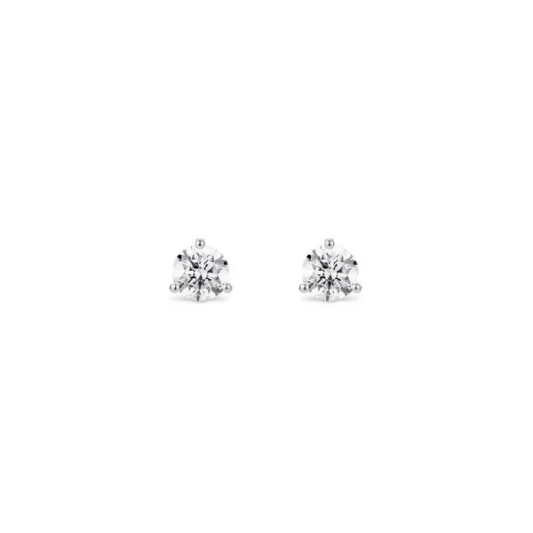 3/4 cttw Lab-Grown Diamond Stud Earrings in 14k White Gold Conti Jewelers Endwell, NY