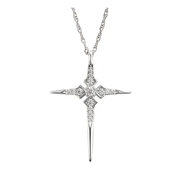 Cross Diamond Necklace Conti Jewelers Endwell, NY
