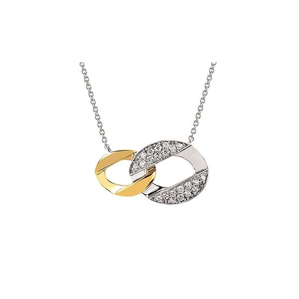 Boundless Love: 1/5 Ctw. Diamond Necklace In 14K Gold Conti Jewelers Endwell, NY