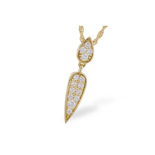 1.4ct tw. Diamond Pendant Necklace in 14k Yellow Gold Conti Jewelers Endwell, NY