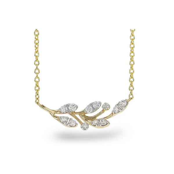 3/10th Ctw. Diamond Branch Necklace in 14k Yellow Gold Conti Jewelers Endwell, NY