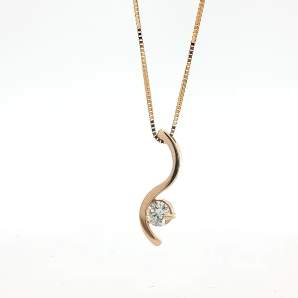 Journey Pendant Necklace in 14k Yellow Gold 16