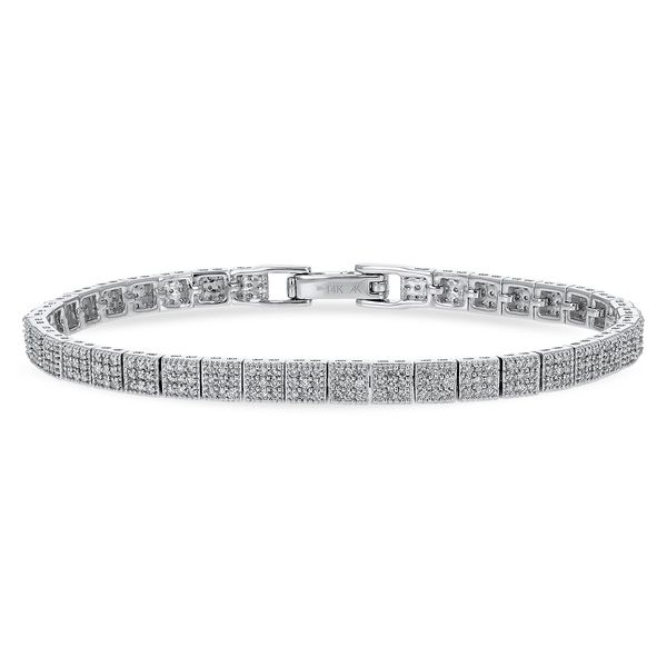 1.56ct tw. Diamond Tennis Bracelet in 14k White Gold Conti Jewelers Endwell, NY