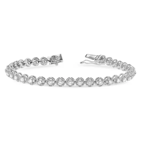 Diamond Bubble Tennis Bracelet Conti Jewelers Endwell, NY