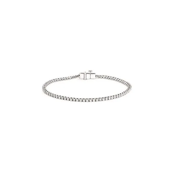 2ct diamond tennis bracelet hot sale 14k white gold