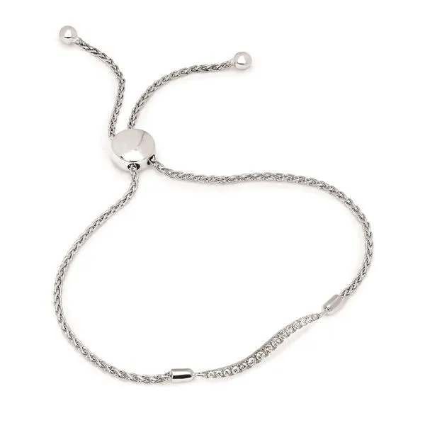 1/5 Ctw. Diamond Bolo Bracelet In Sterling Silver Conti Jewelers Endwell, NY