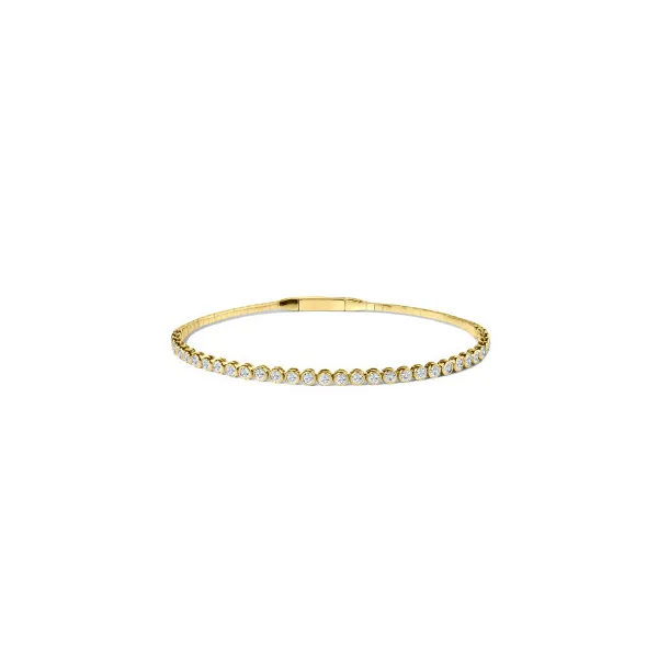 14k YG 1/3cttw Dia Flexi Bangle Conti Jewelers Endwell, NY