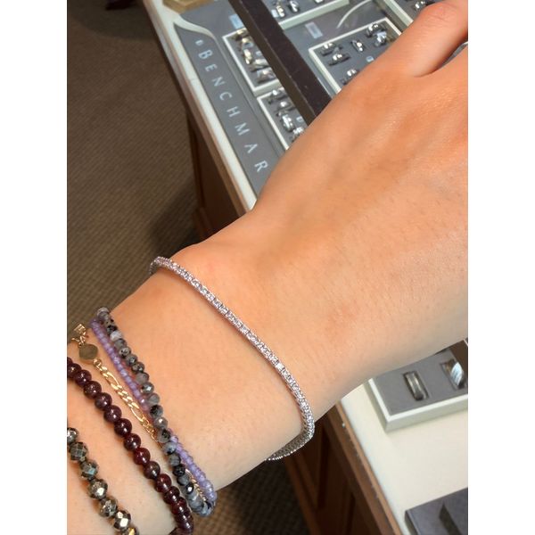 14k WG 1.52cttw Lab Diamond Tennis Bracelet Image 2 Conti Jewelers Endwell, NY