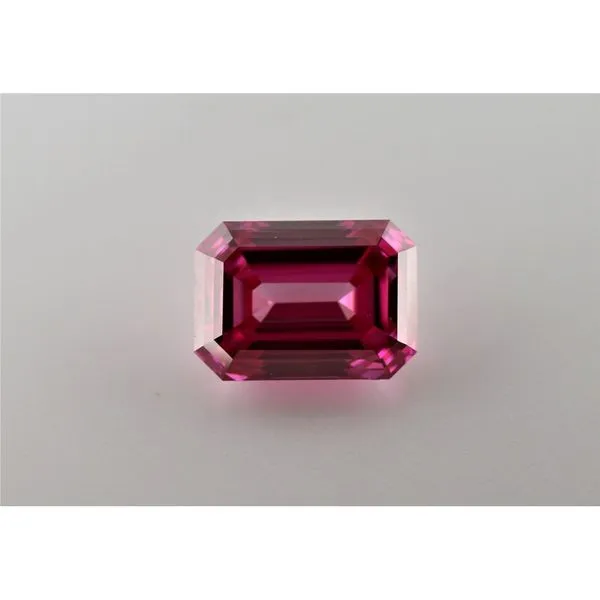 .73CT Emerald Cut Natural Fancy Vivid Purpleish Pink Treated Conti Jewelers Endwell, NY