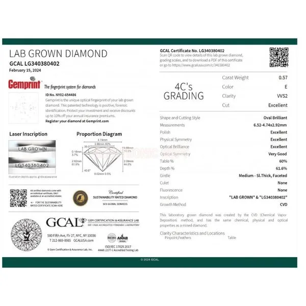 Un-set, loose lab-grown diamonds, all sizes Conti Jewelers Endwell, NY