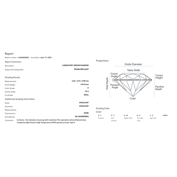 Un-set, loose lab-grown diamonds, all sizes Conti Jewelers Endwell, NY