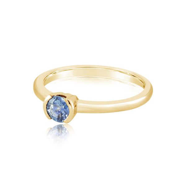 14k YG Montana Sapphire Ring Conti Jewelers Endwell, NY
