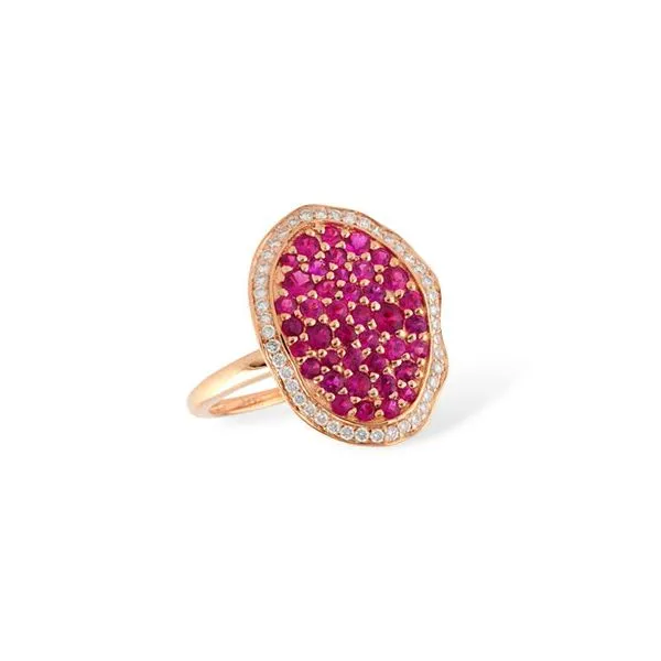 14k Rose Gold Pink Sapphire Ring Conti Jewelers Endwell, NY
