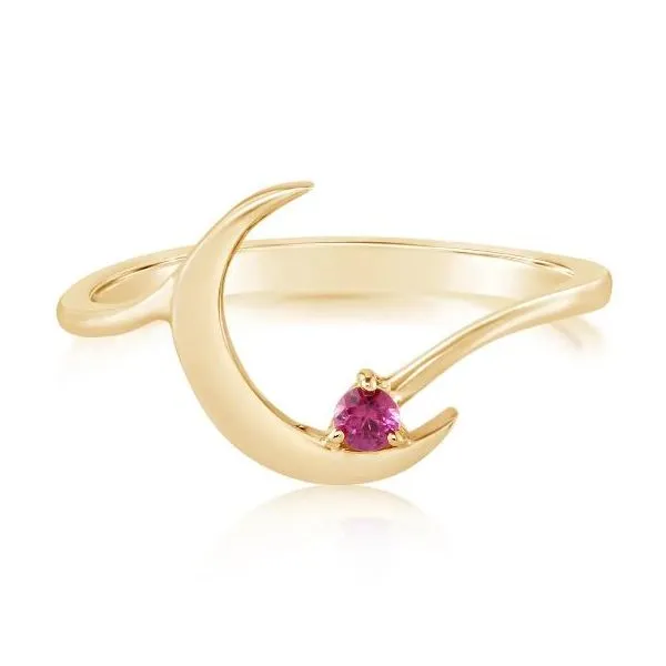 Ruby Moon Ring in 14k Yellow Gold Conti Jewelers Endwell, NY