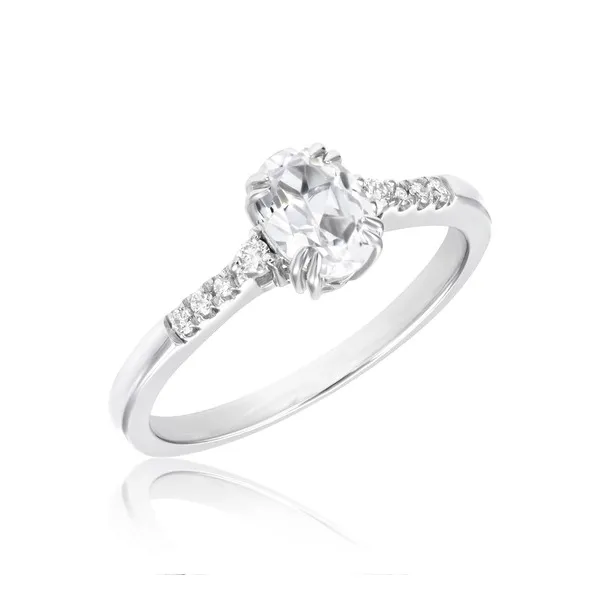 10k WG Created Diamond & Created Sapphire Ring Conti Jewelers Endwell, NY