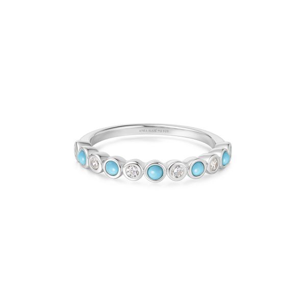 Lab Created Turquoise Ring in Sterling Silver Conti Jewelers Endwell, NY